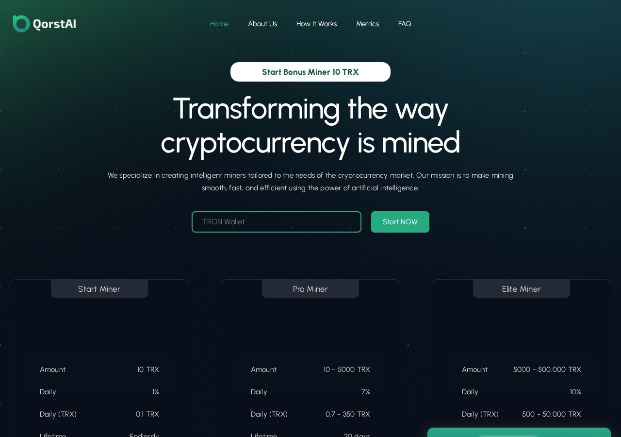 HYIP project Qorst AI
