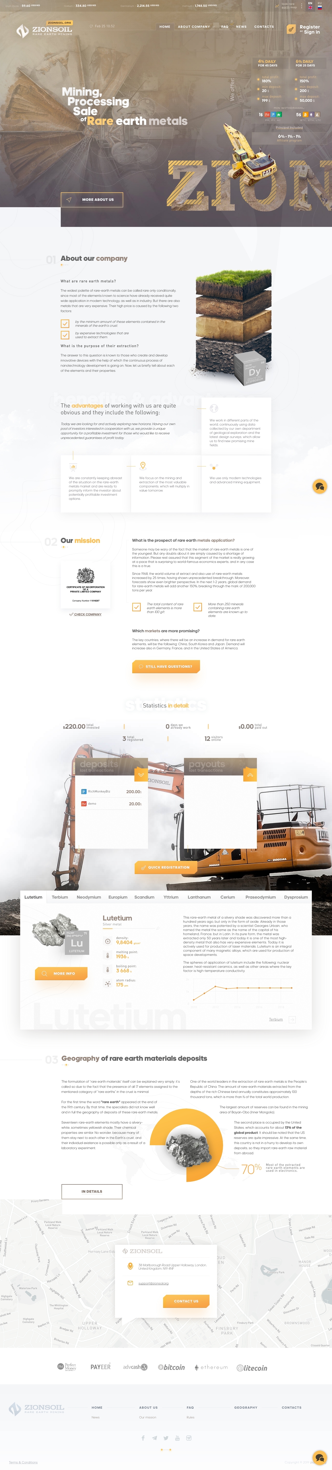 Invest project Zion Soil