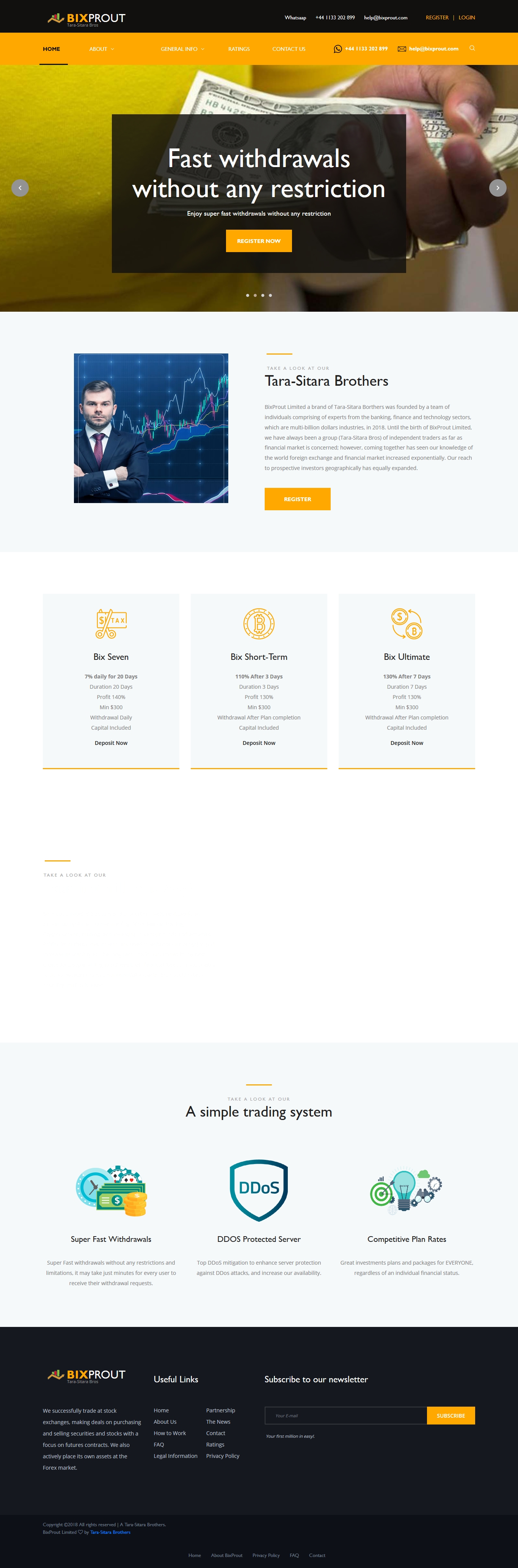 HYIP project BixProut Limited