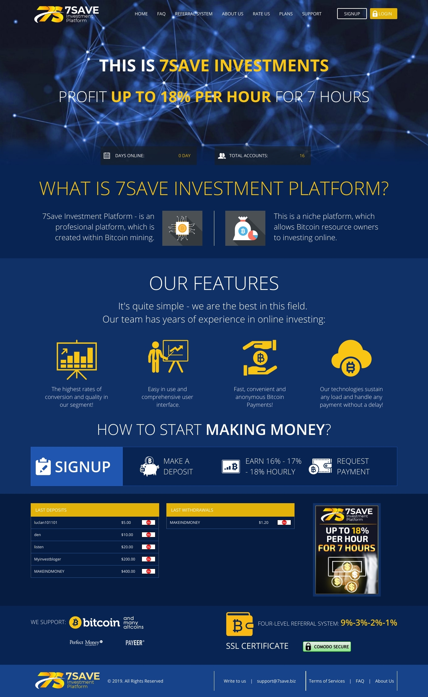 Investment project 7 Save