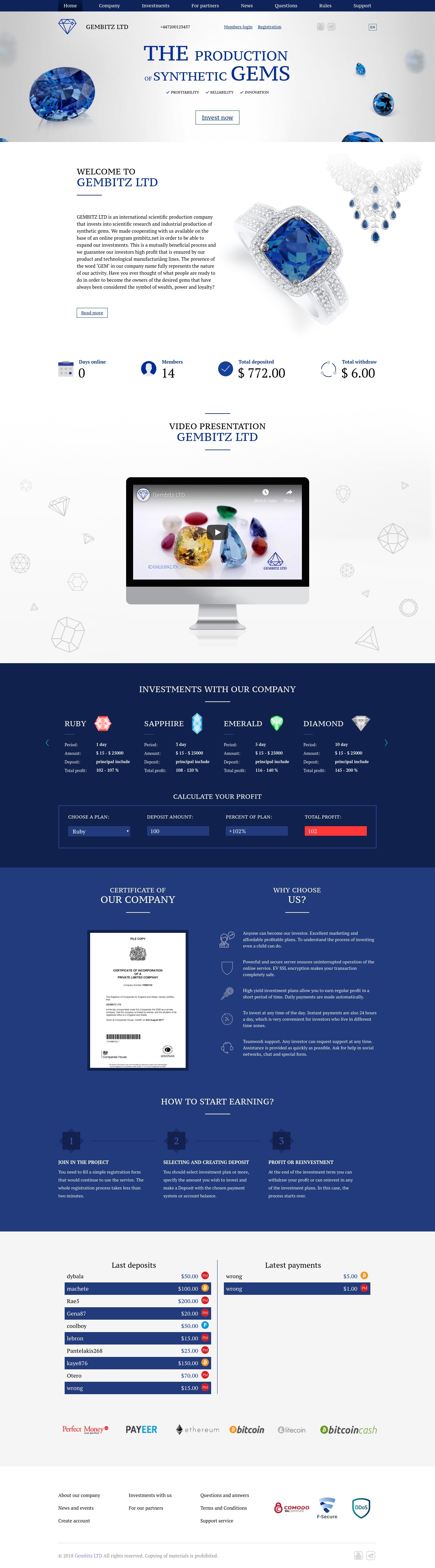 HYIP Gembitz LTD