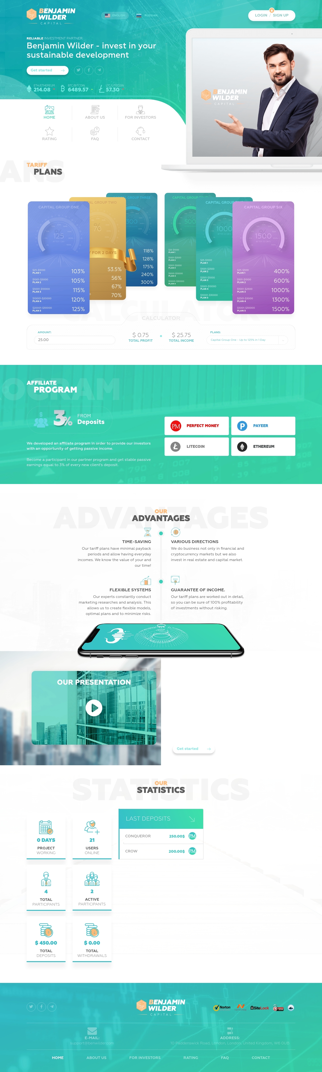 Investment HYIP Benwilder