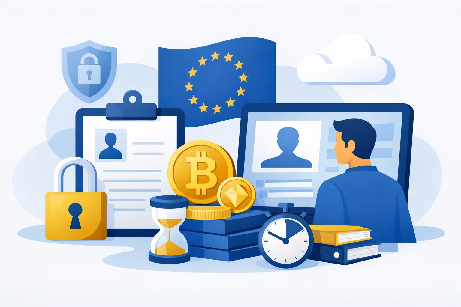 Normas de conservación de datos KYC en exchanges de criptomonedas para usuarios de la Unión Europea