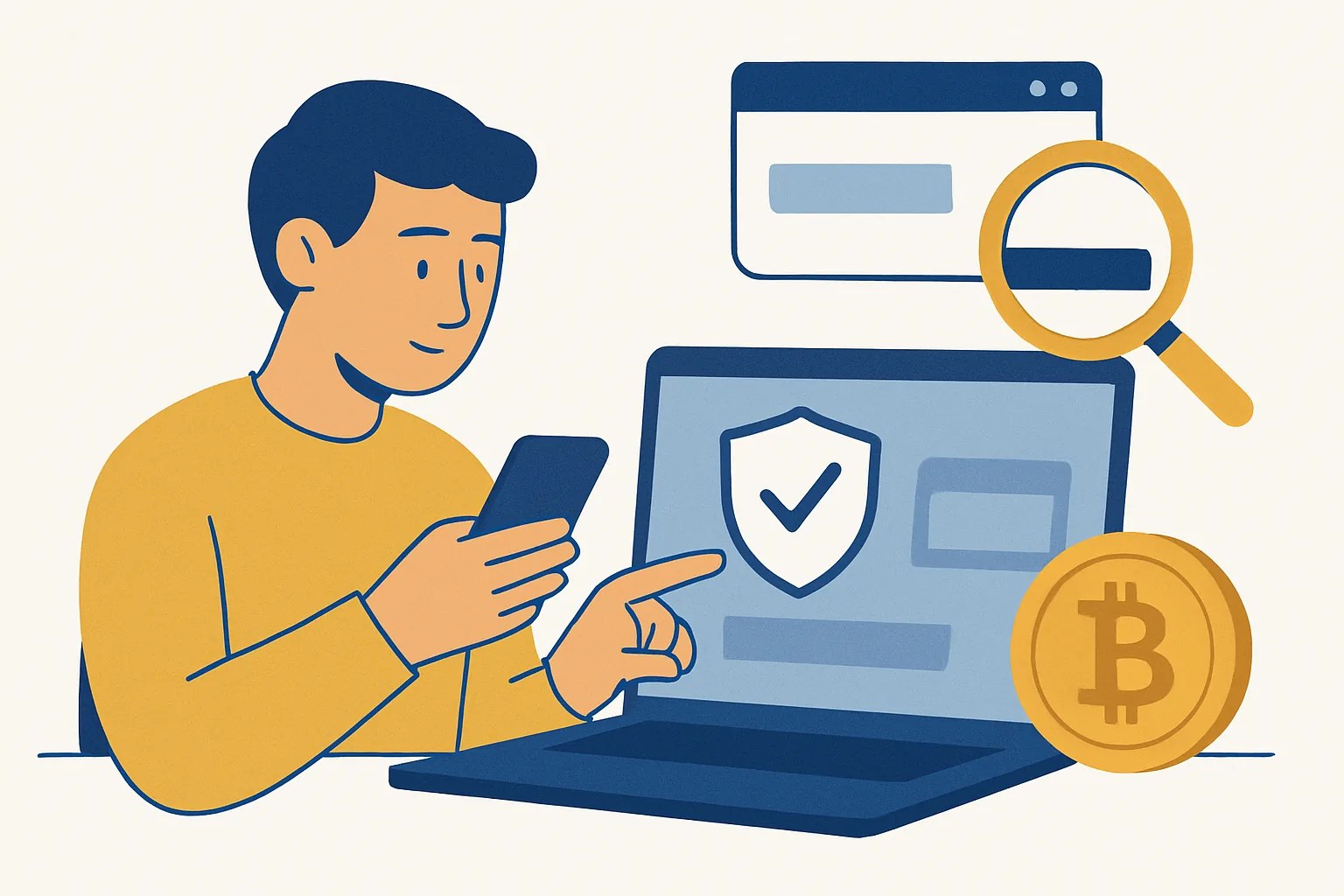 Cómo verificar de forma segura una dirección de depósito en un exchange de criptomonedas