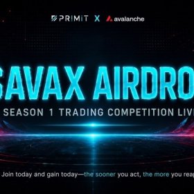 Primit Season 1 Officially Launches: $100,000 Avalanche On-Chain Perp Trading Incentive Event Now Live