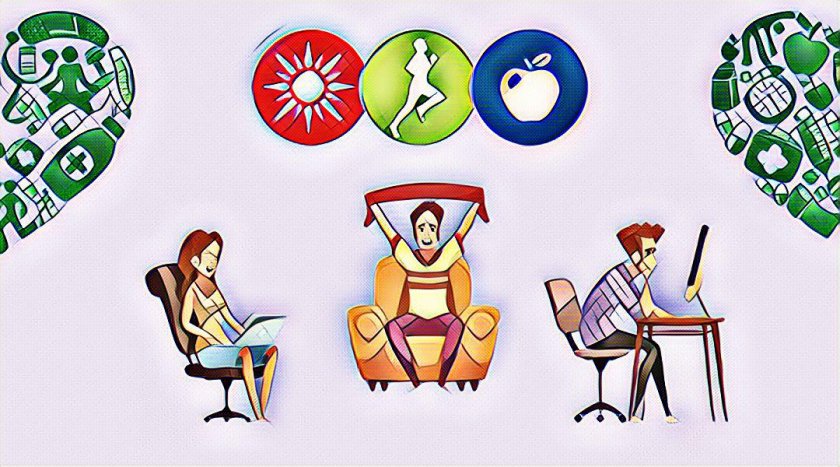 You can be healthy even with a sedentary lifestyle
